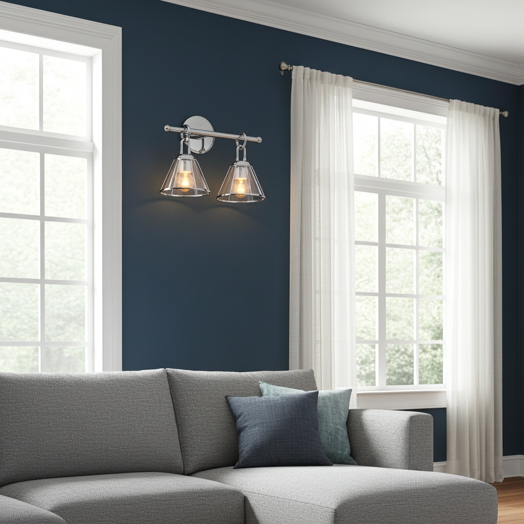 Kohler Terret 2 Light Sconce (Polished Chrome)