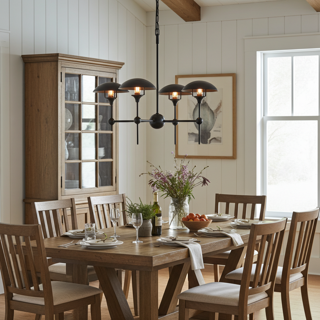 Kohler Vorleigh 4 Light Chandelier (Graphite)