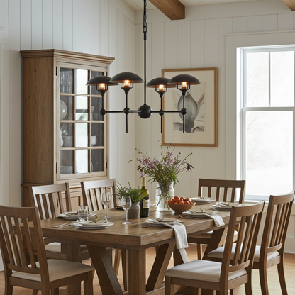 Kohler Vorleigh 4 Light Chandelier (Graphite)