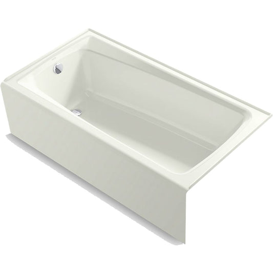 Kohler Irvine 60" x 32" Cast Iron Bath (Biscuit)