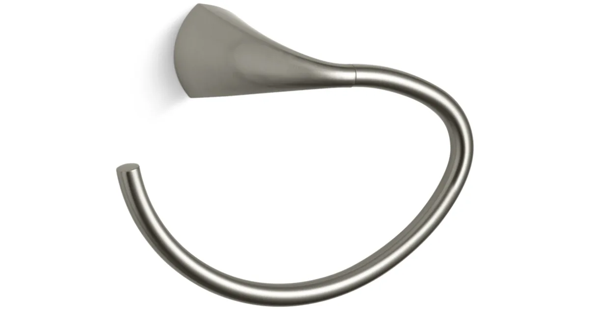 Kohler Alteo Towel Ring (Vibrant Brushed Nickel)