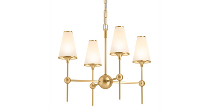 Kohler Parohn 4 Light Chandelier (Brushed Moderne Brass)