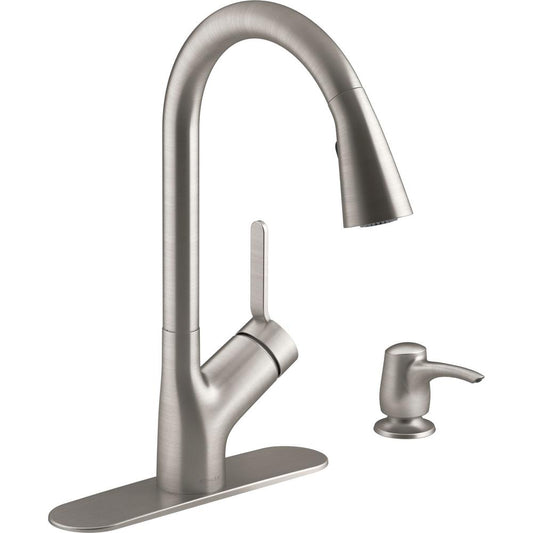 Kohler Setra Touchless Kitchen Pulldown Faucet (Vibrant Stainless)