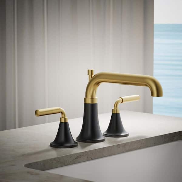Kohler Tone Deck Mount Bath Faucet with Diverter (Brushed Moderne Brass)