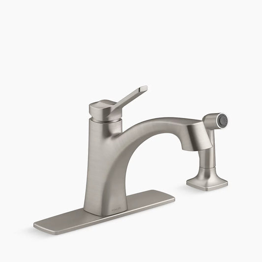 Kohler Maxton 1 Handle Kitchen Faucet (Vibrant Stainless)