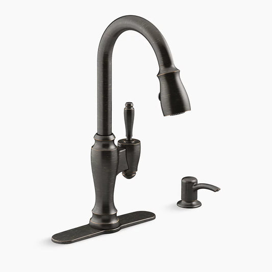 Kohler Arsdale Pull-Down Kitchen Faucet (Oil-Rubbed Bronze)
