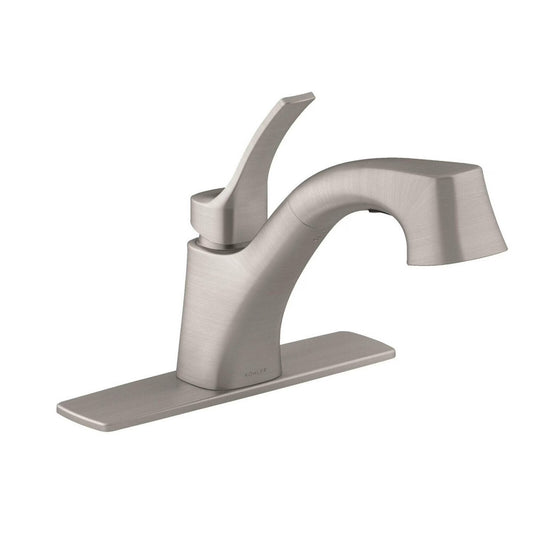 Kohler Cruce Pull-Out Kitchen Faucet (Vibrant Stainless)