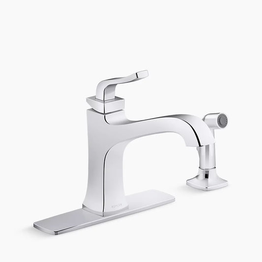 Kohler Rubicon 1 Handle Kitchen Faucet (Polished Chrome)