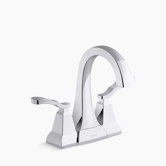Kohler Ridgeport Centerset Lav Faucet (Polished Chrome)