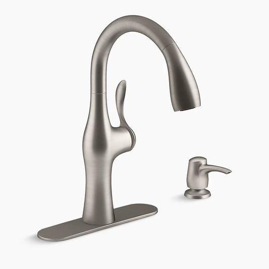 Kohler Alma Pull-Down Kitchen Faucet (Vibrant Stainless)