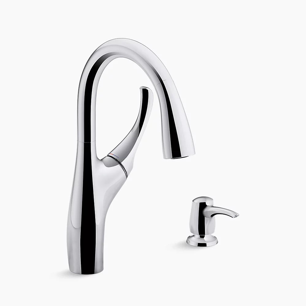 Kohler Mazz Pulldown Kitchen Faucet (Polished Chrome)
