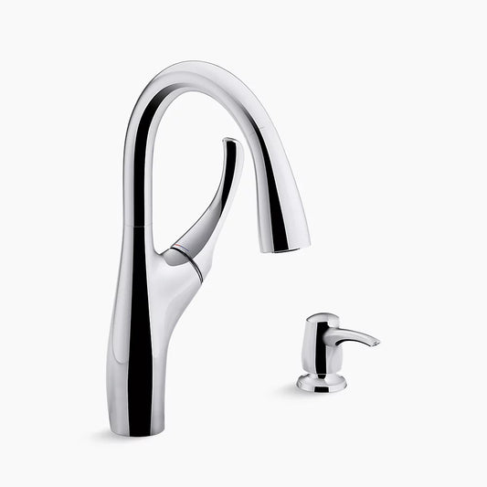 Kohler Mazz Pulldown Kitchen Faucet (Polished Chrome)