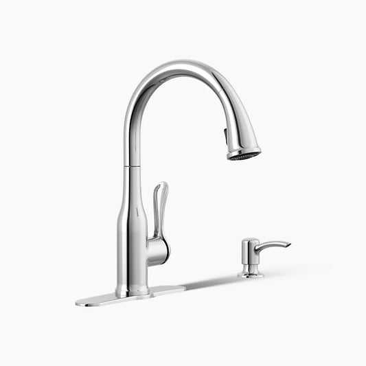 Kohler Motif Pull-Down Faucet (Polished Chrome)