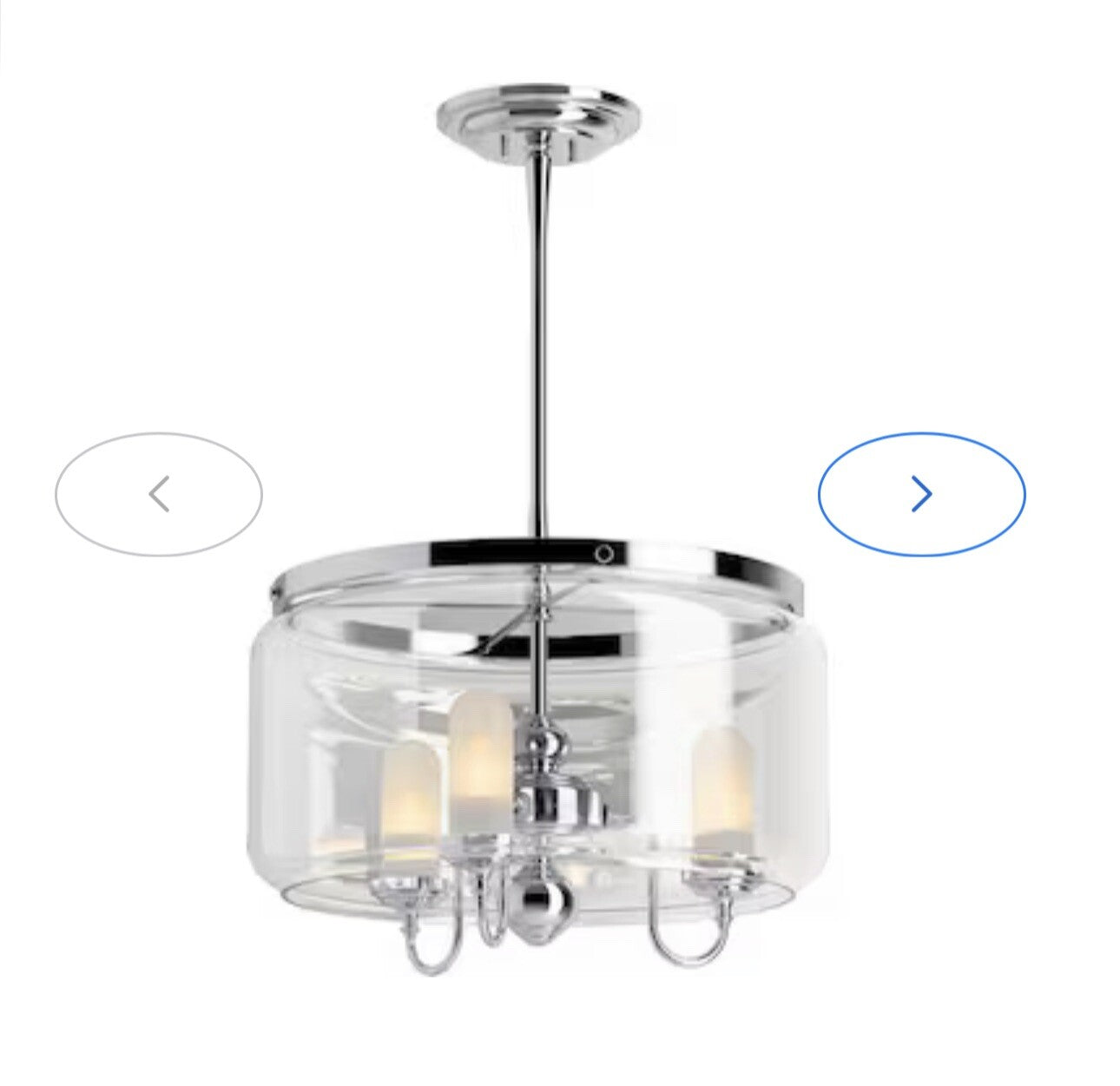 Artifacts 3 Light Drum Chandelier (Oil-Rubbed Bronze)