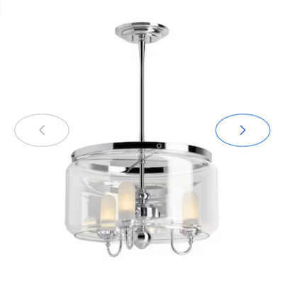 Artifacts 3 Light Drum Chandelier (Oil-Rubbed Bronze)