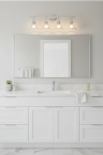 Kohler Terret 4 Light Sconce (Polished Chrome)