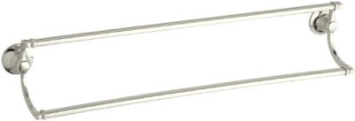 Kohler Bancroft 24 Inch Double Towel Bar (Satin Nickel)