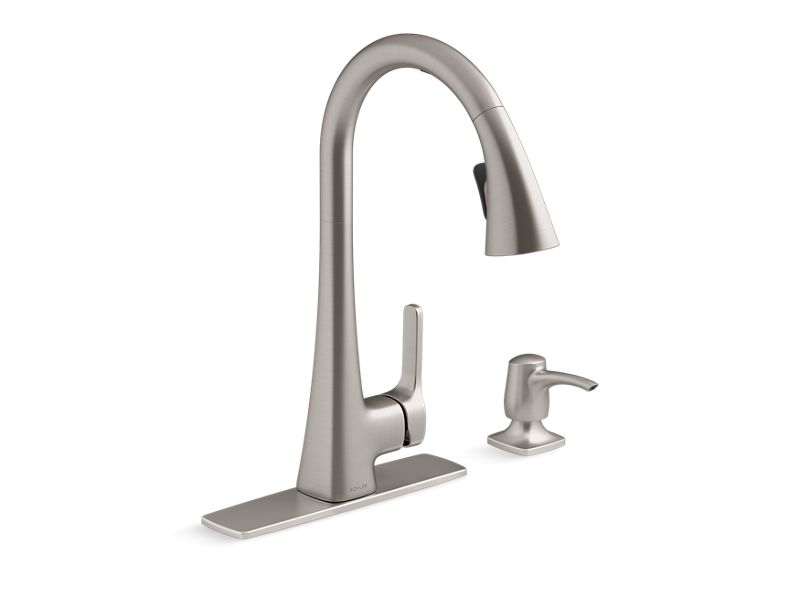 Kohler Maxton Touchless Kitchen Faucet (Vibrant Stainless)