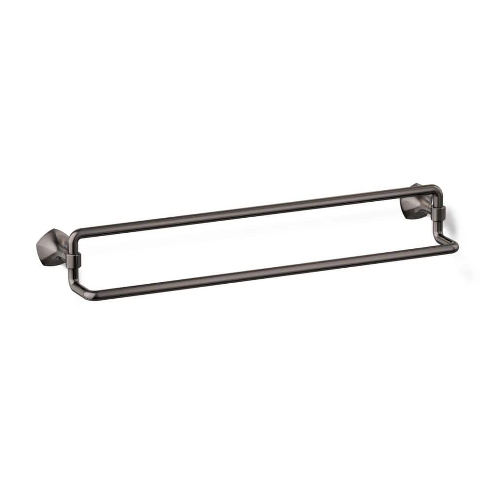 Kohler Occasion 24 Inch Double Towel Bar (Vibrant Titanium)