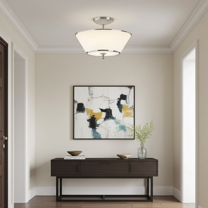 Kohler Parohn 2 Light Flush Mount (Polished Nickel)