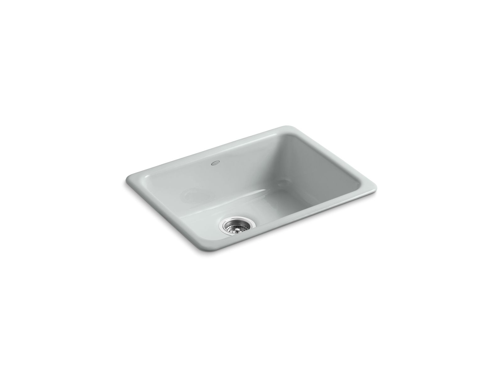 Kohler Iron/Tones Silver Cast Iron Prep Sink (Silver)