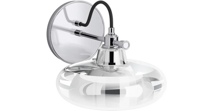 Kohler Modern Farm 1 Light Lacemaker Sconce (Polished Chrome)